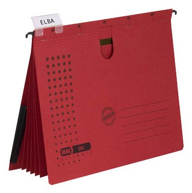 EAN 3362940001866 - Elba ULTIMATE archivador colgante Cartón A4 Rojo 5 pieza(s) imagen 1