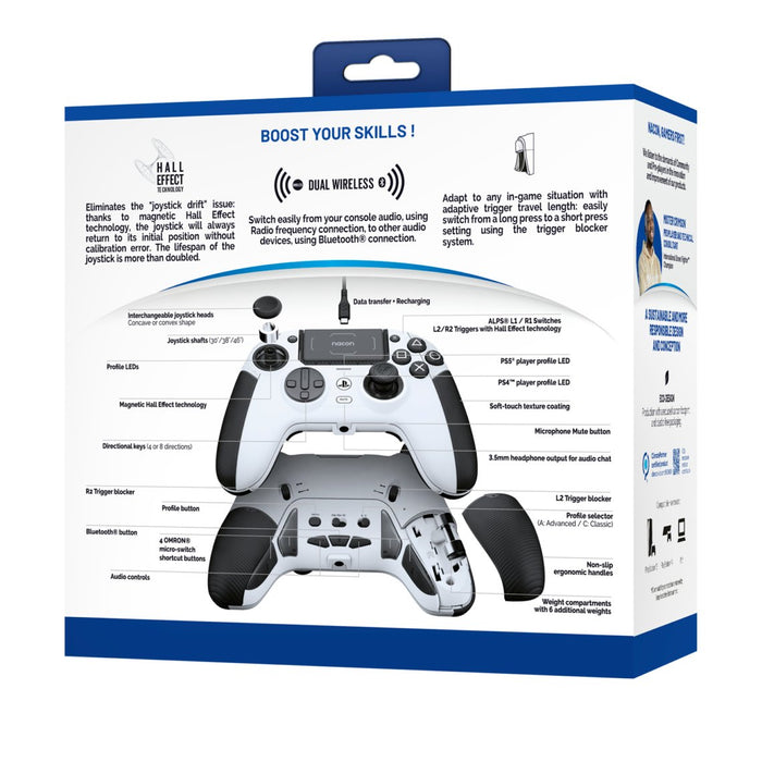 EAN 3665962023534 - NACON Revolution 5 Pro Negro, Blanco Bluetooth Gamepad PC, PlayStation 4, PlayStation 5 imagen 6