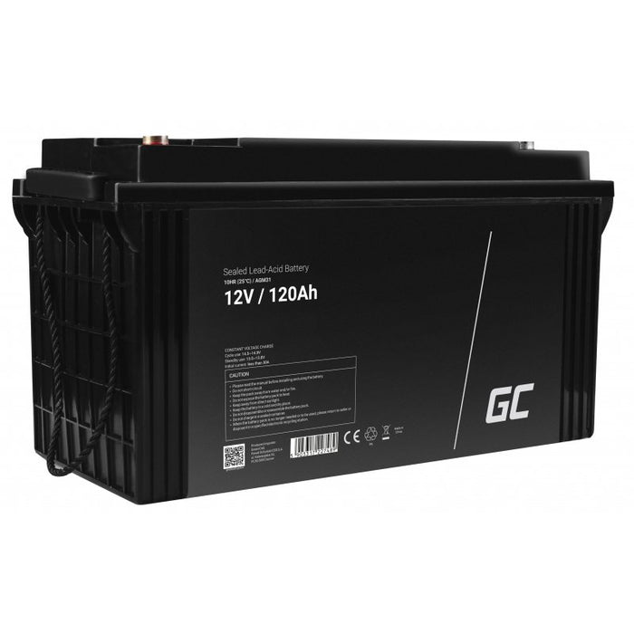 EAN 5903317227489 - Green Cell AGM31 batería de vehículos Sealed Lead Acid (VRLA) 120 Ah 12 V Barcos/recreativo imagen 1