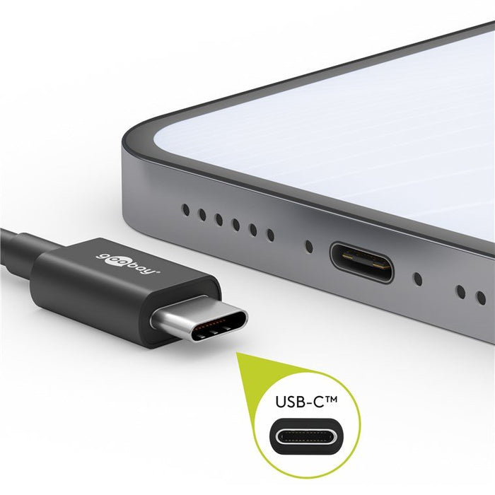 EAN 4040849512445 - Goobay 51244 cable USB USB 2.0 2 m USB C Blanco imagen 4