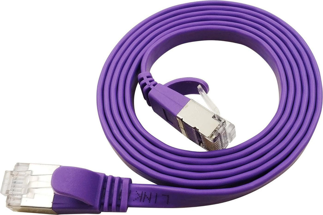 EAN 7072662029241 - LinkIT STP-FL6A-00350-PU cable de red Púrpura 3,5 m Cat6a U/FTP (STP) imagen 2