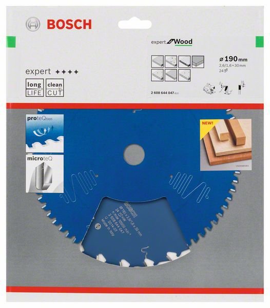 EAN 3165140796132 - Bosch 2 608 644 047 hoja de sierra circular 19 cm 1 pieza(s) imagen 2