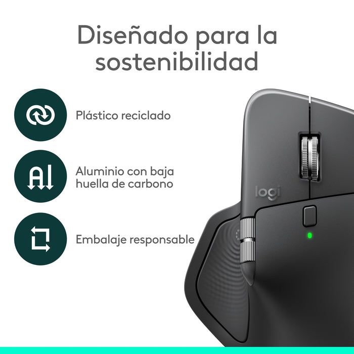 EAN 5099206133143 - Logitech MX Master 4 for Business ratón Oficina mano derecha RF Wireless + Bluetooth Laser 8000 DPI imagen 26