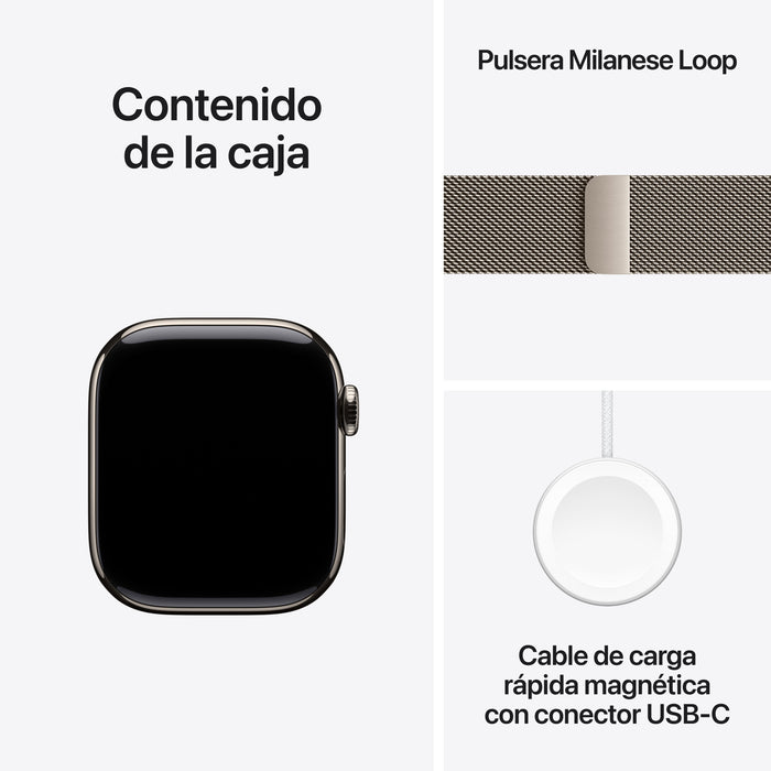 EAN 0195950471144 - Apple Watch Series 11 OLED 42 mm Digital 374 x 446 Pixeles Pantalla táctil 5G Titanio Wifi GPS (satélite) imagen 8