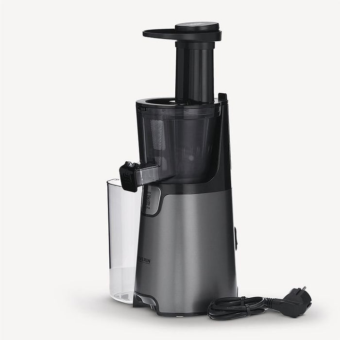 EAN 4008146026034 - Severin ES 3571 exprimidor Exprimidor lenta 150 W Negro, Gris, Metálico, Acero inoxidable imagen 2