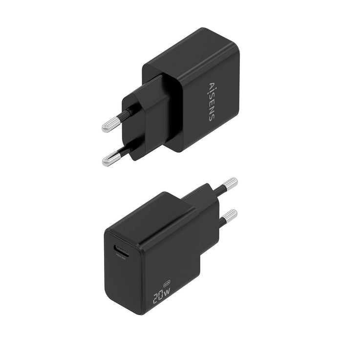 EAN 8435739905456 - AISENS ASCH-20W1P082-BK cargador de dispositivo móvil Teléfono móvil, Smartphone, Cámara digital, Univers imagen 3
