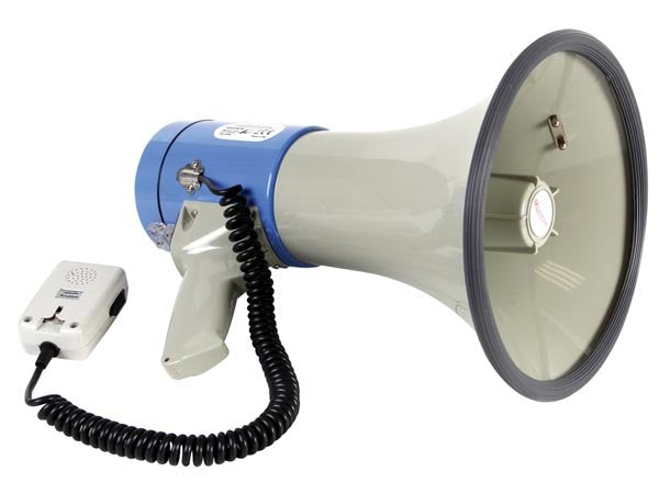 EAN 5410329411381 - Velleman MP25SFM megáfono 25 W Azul, Gris imagen 1