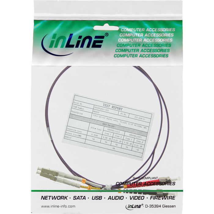 EAN 4043718248674 - InLine 88507P Cable de fibra óptica e InfiniBand 7,5 m 2x LC 2x ST Púrpura imagen 2
