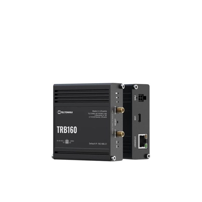EAN 4779051841349 - Teltonika TRB160 4G LTE Cat6 IoT-Gateway pasarel y controlador 10, 100, 1000 Mbit/s imagen 3