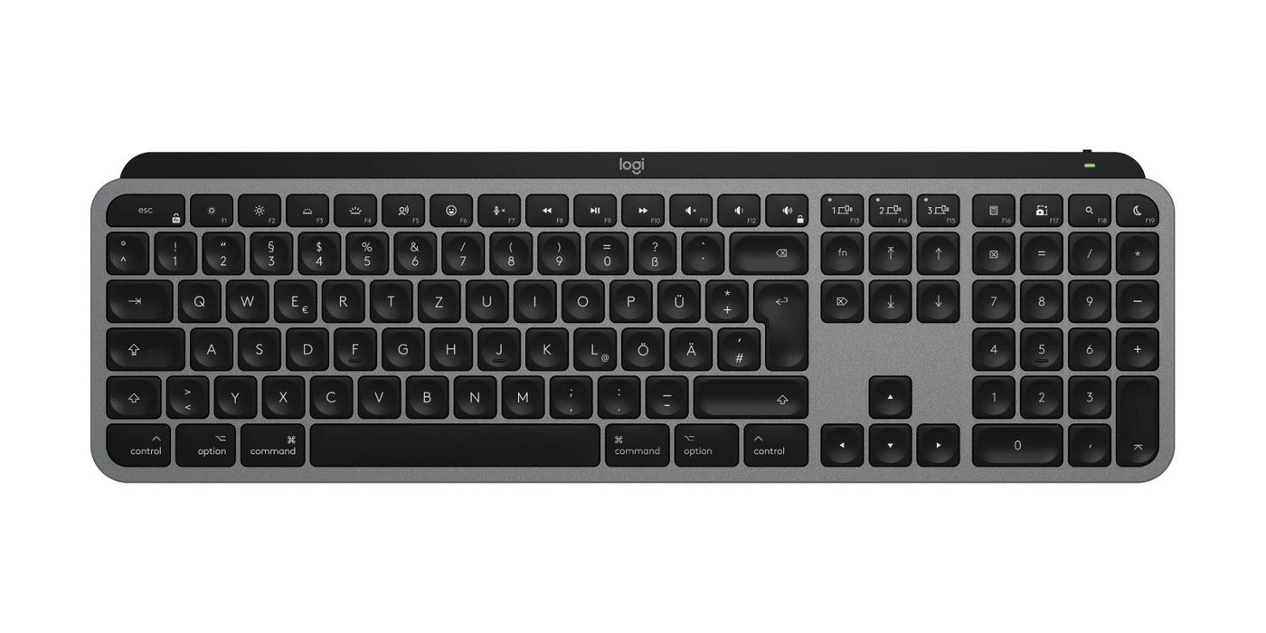 EAN 5099206114623 - Logitech MX Keys S for Mac teclado Oficina Bluetooth QWERTZ Alemán Gris imagen 2