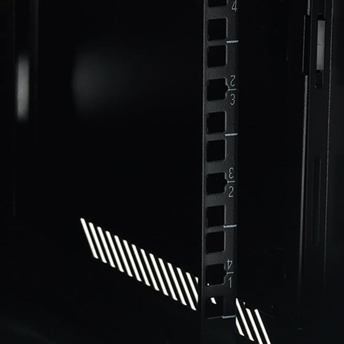 EAN 5605922032563 - Phasak PHO 2112 armario rack 12U Bastidor de pared Negro imagen 3