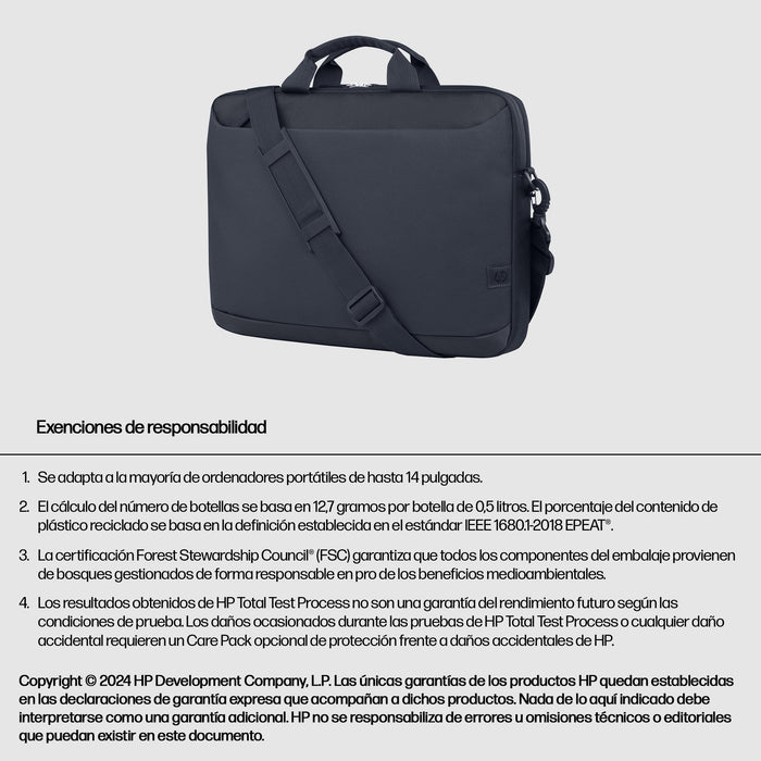 EAN 0198122602063 - HP Everyday 14 Odyssey Gray Laptop Briefcase 35,8 cm (14.1") Gris imagen 3