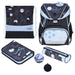EAN 4008110396460 - Herlitz UltraLight XL Plus Cyber Soccer juego de mochila escolar Niño Poliéster Azul, Azul oscuro imagen 1