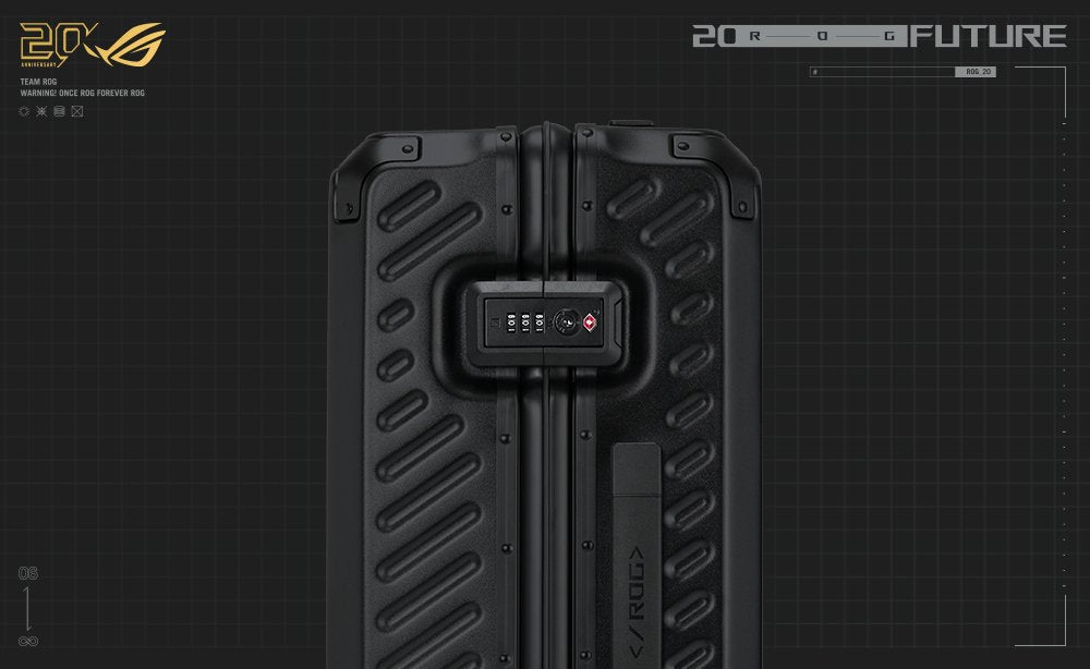 EAN 4711636589734 - ASUS ROG SLASH Hard-Case Luggage Edition 20 Tranvía Armazón duro Negro Policarbonato (PC) imagen 17