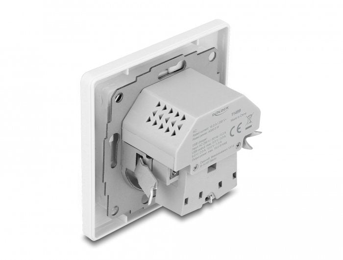 EAN 4043619114993 - DeLOCK 11499 toma de corriente Type F + USB A + USB C Blanco imagen 2