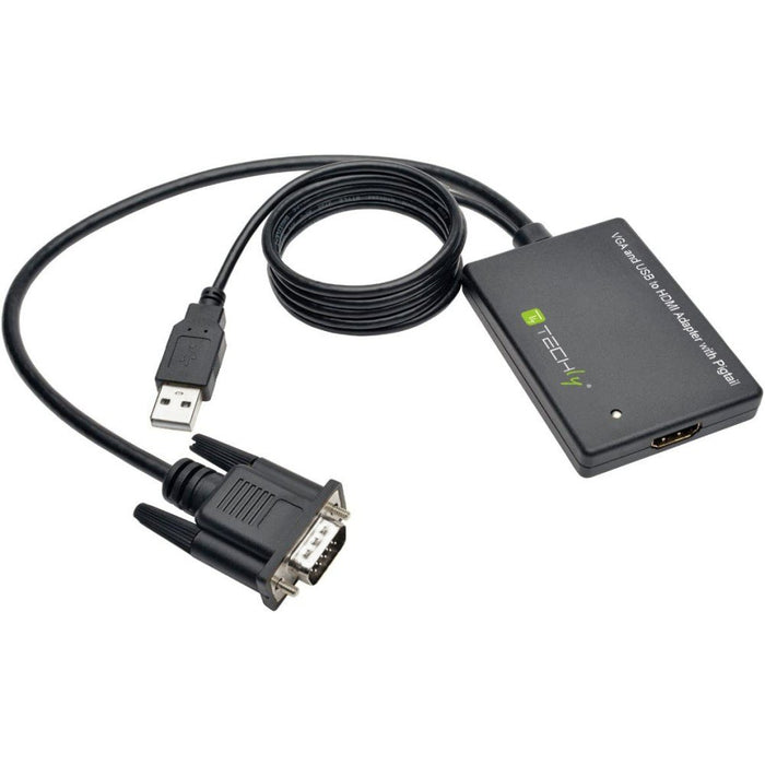 EAN 8057685301665 - Techly IDATA HDMI-VGA3 adaptador de cable de vídeo Negro imagen 1