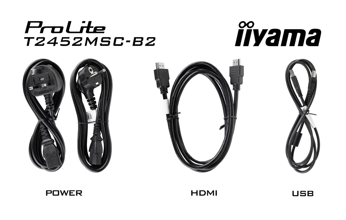 EAN 4948570127221 - iiyama ProLite T2452MSC-B2 pantalla para PC 61 cm (24") 1920 x 1080 Pixeles Full HD Pantalla táctil Negro imagen 16