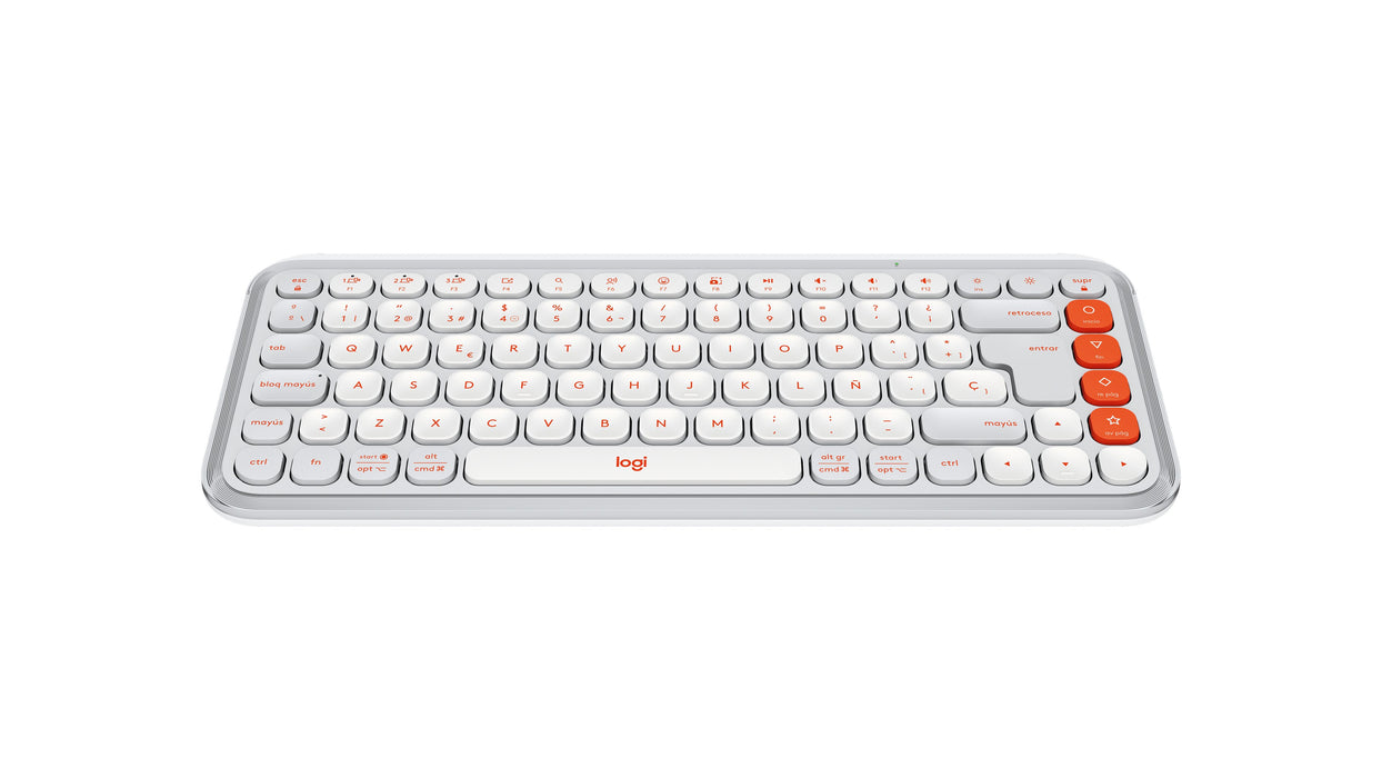 EAN 5099206127456 - Logitech 920-013069 teclado Universal Bluetooth QWERTY Español Blanco imagen 3
