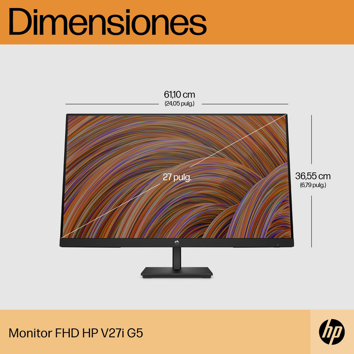 EAN 0196548194391 - HP V27i G5 FHD Monitor pantalla para PC 68,6 cm (27") 1920 x 1080 Pixeles Full HD LCD Negro imagen 10