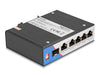 EAN 4043619801640 - DeLOCK 80164 switch Gigabit Ethernet (10/100/1000) Energía sobre Ethernet (PoE) DIN rail Negro imagen 1