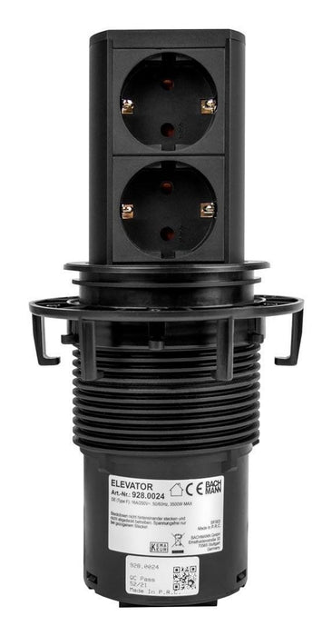 EAN 4057298117114 - Bachmann ELEVATOR toma de corriente 2 x Type F Negro imagen 1