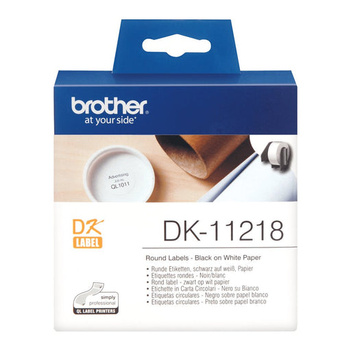 EAN 4977766634557 - Brother DK-11218 etiqueta de impresora Blanco imagen 2