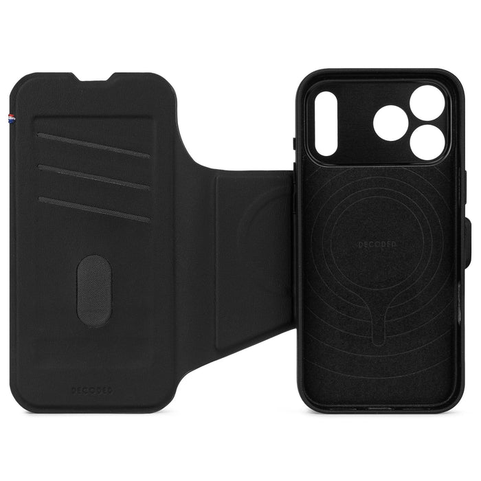 EAN 8721145008790 - Decoded D26IPO17PDW3TSPK funda para teléfono móvil 16 cm (6.3") Funda cartera Negro imagen 5