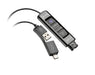 EAN 0017229175136 - HP Poly DA85-M USB to QD Black Adapter TAA Adaptador de interfaz imagen 1