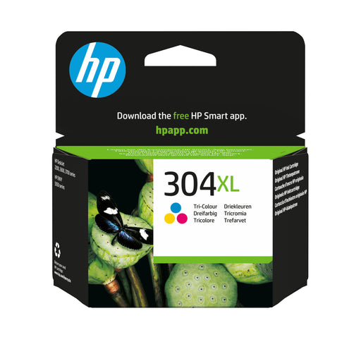 EAN 0889894860781 - HP 304XL Tri-color Original Ink Cartridge cartucho de tinta 1 pieza(s) Alto rendimiento (XL) Cian, Magent imagen 1