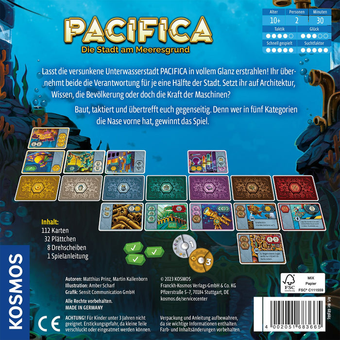 EAN 4002051683665 - Kosmos Pacifica Juego de mesa Viaje/aventura imagen 2