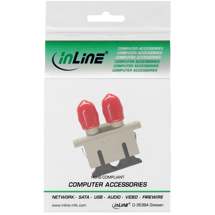 EAN 4043718257157 - InLine 89991D adaptador de fibra óptica SC/ST 1 pieza(s) Beige imagen 3