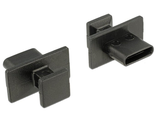 EAN 4043619640157 - DeLOCK 64015 tapa de seguridad para enchufe USB Tipo C Negro 10 pieza(s) imagen 1