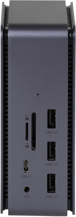 EAN 5704174646310 - eSTUFF ES623015 base para portátil y replicador de puertos Alámbrico USB4 Aluminio, Negro imagen 5