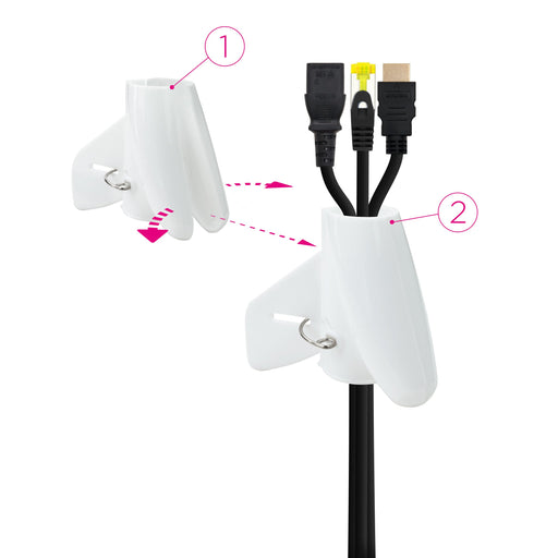 EAN 8433281012448 - Nanocable 10.36.0002-W pasacables 2,5 cm imagen 2