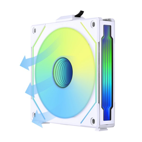 EAN 4718466013200 - Lian Li UF-RSLIN120-1W sistema de refrigeración para ordenador Carcasa del ordenador Ventilador 12 cm Bla imagen 5
