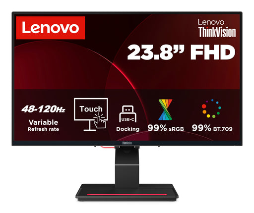 EAN 199273359837 - Lenovo ThinkVision T24D-4t pantalla para PC 60,5 cm (23.8") 1920 x 1080 Pixeles Full HD LCD Pantalla tácti imagen 2