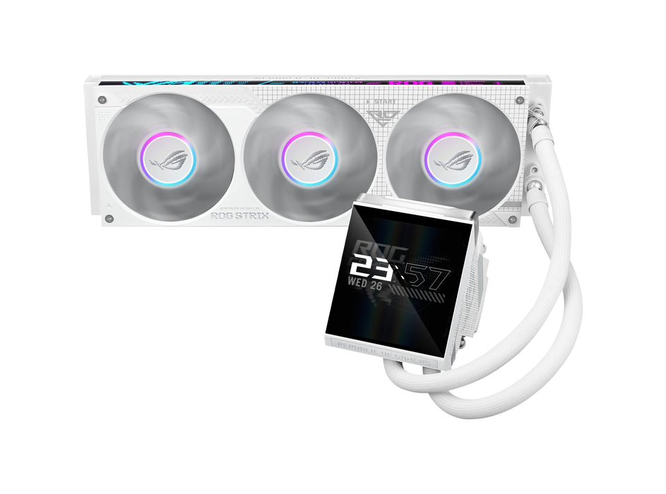 EAN 4711636582322 - ASUS ROG Strix LC IV 360 ARGB LCD White Edition Procesador Kit de refrigeración líquida 12 cm Blanco imagen 3