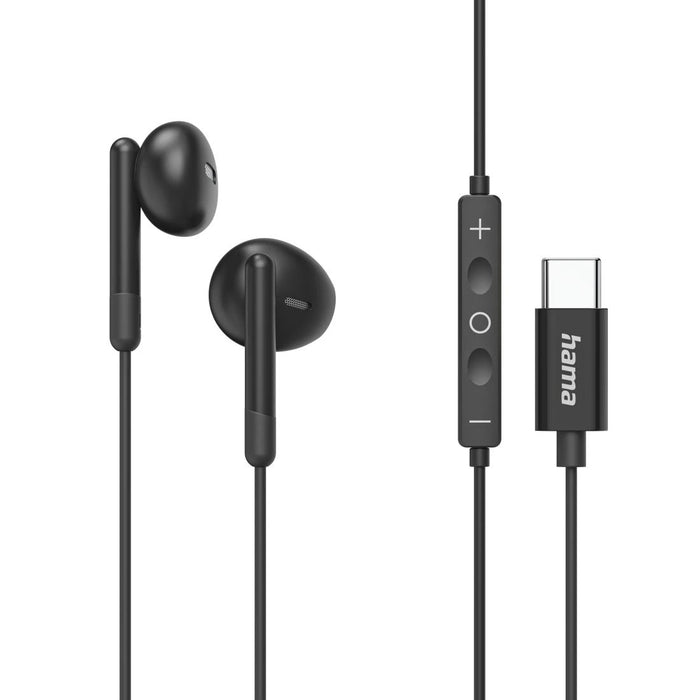 EAN 4047443541635 - Hama Classy Auriculares Alámbrico Dentro de oído Llamadas/Música USB Tipo C Negro imagen 1
