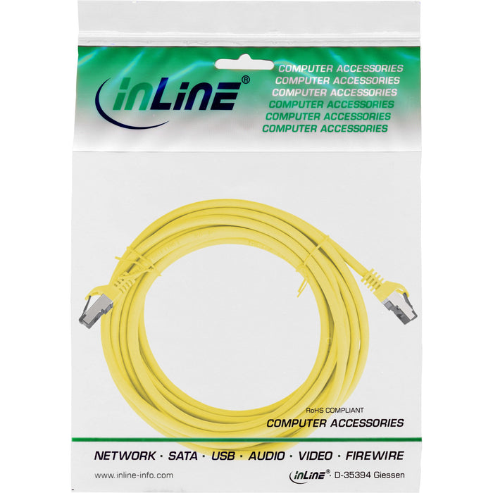 EAN 4043718287550 - InLine 78807Y cable de red Amarillo 7,5 m Cat8.1 S/FTP (S-STP) imagen 3