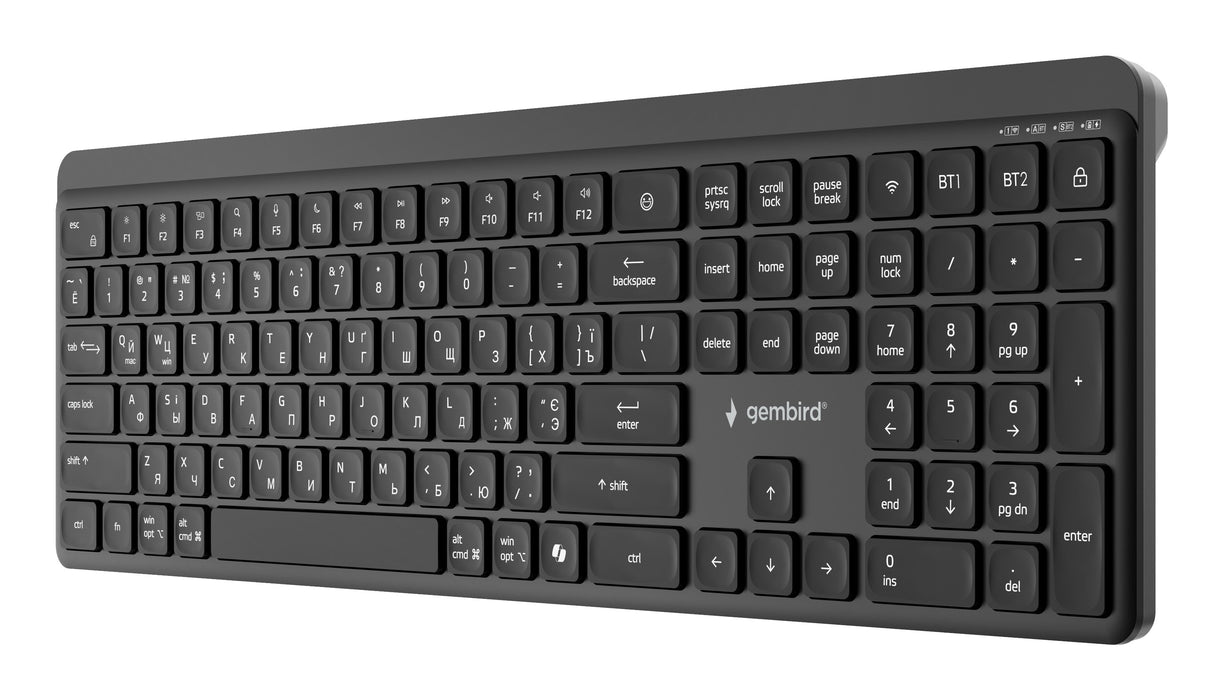 EAN 8716309137959 - Gembird KB-WPS-03 teclado Oficina RF Wireless + Bluetooth QWERTY Internacional de EE.UU., Ucranio, Ruso N imagen 5