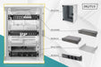 EAN 4016032455370 - Digitus DN-10-SET-2 armario rack Bastidor de pared Gris imagen 1