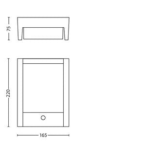 EAN 8718696151983 - Philips Jardín y exterior 1646193P3 Aplique de pared para exterior Bombilla(s) no reemplazable(s) LED E imagen 4