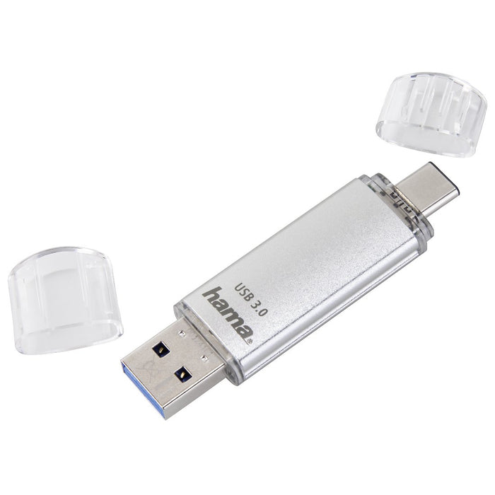 EAN 4047443414878 - Hama C-Laeta unidad flash USB 128 GB USB Type-A / USB Type-C 3.2 Gen 1 (3.1 Gen 1) Plata imagen 2