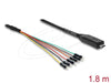 EAN 4043619639670 - DeLOCK 63967 convertidor, repetidor y aislador en serie USB 2.0 TTL Negro imagen 1