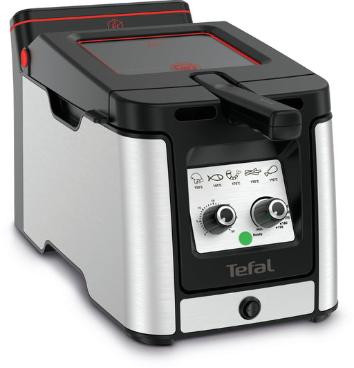 EAN 3016661173783 - Tefal Clear Duo FR600D Sencillo 0,65 L Independiente 2000 W Freidora Negro, Acero inoxidable imagen 2
