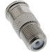 EAN 4043718062256 - InLine 69923 cambiador de género para cable F Plata imagen 2