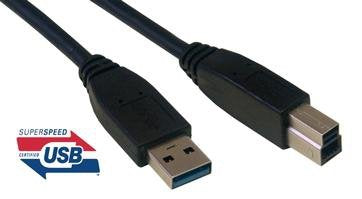 EAN 3700224708085 - MCL MC923AB-2M/N cable USB USB A USB B 5 Gbit/s Negro imagen 2