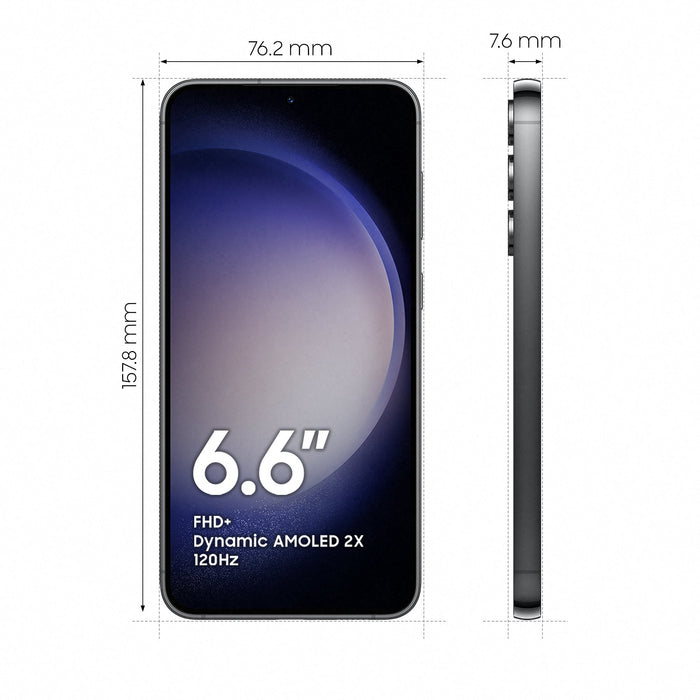 EAN 8806094725704 - Samsung Galaxy S23+ SM-S916B 16,8 cm (6.6") SIM doble Android 13 5G USB Tipo C 8 GB 256 GB 4700 mAh Negro imagen 3