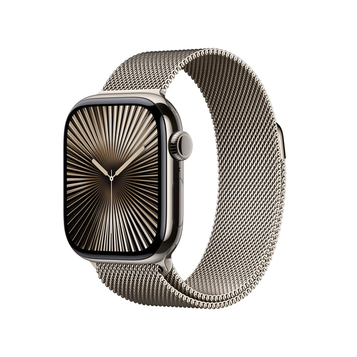 EAN 0195949566172 - Apple Watch Series 10 OLED 42 mm Digital 374 x 446 Pixeles Pantalla táctil 4G Titanio Wifi GPS (satélite) imagen 1