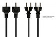 EAN 4014619602476 - Alcasa P0030-S030 cable de transmisión Negro 3 m Enchufe tipo E+F C13 acoplador imagen 3